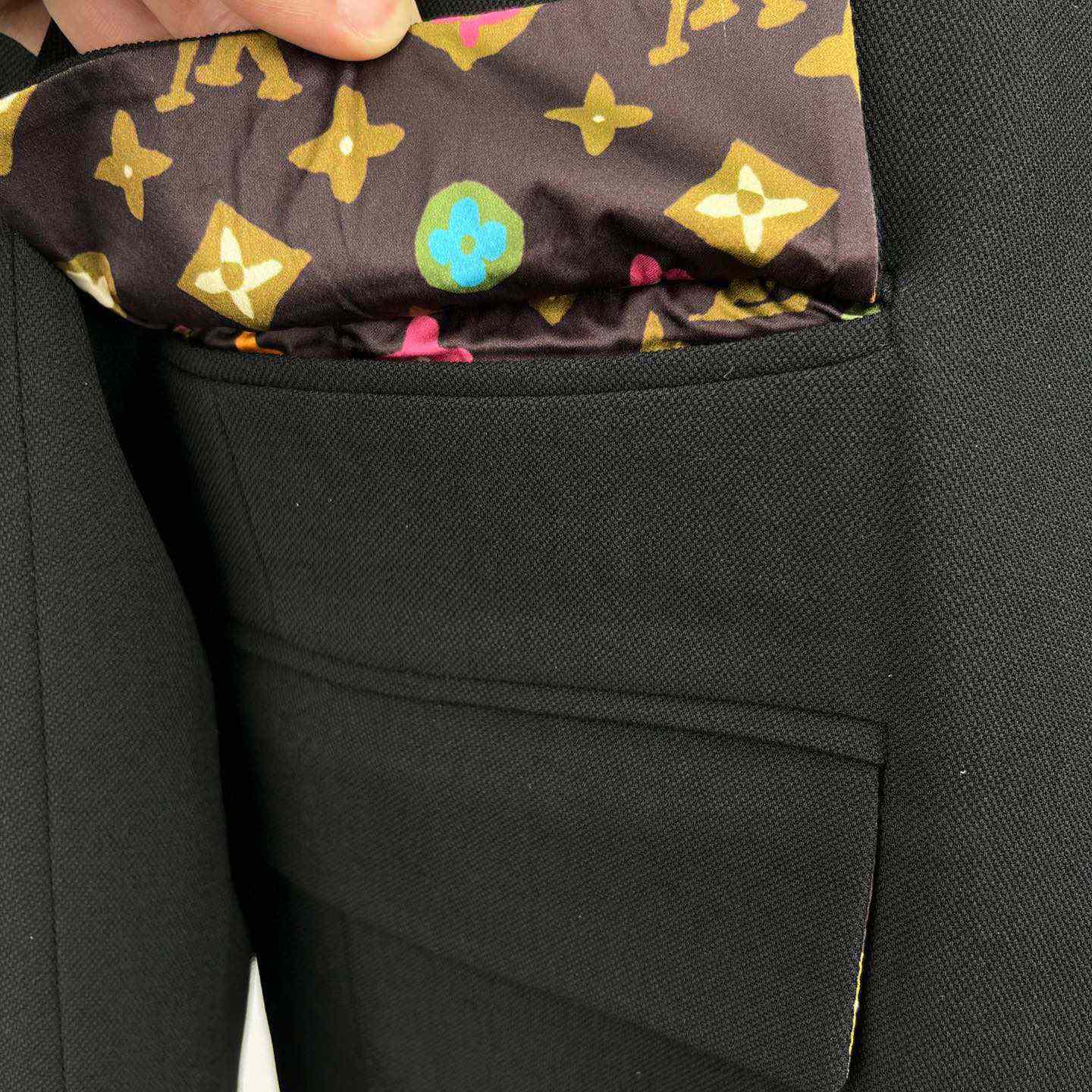 Louis Vuitton Embroidered Signature Wool Tailored Jacket   1AFRD1 - DopestKickz