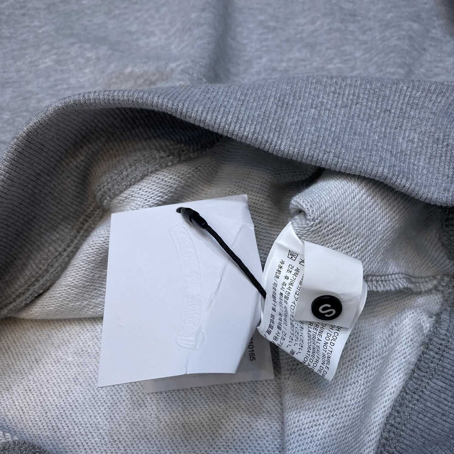 Chrome Hearts Chrome hearts Grey Race Cross Hoodie - DopestKickz