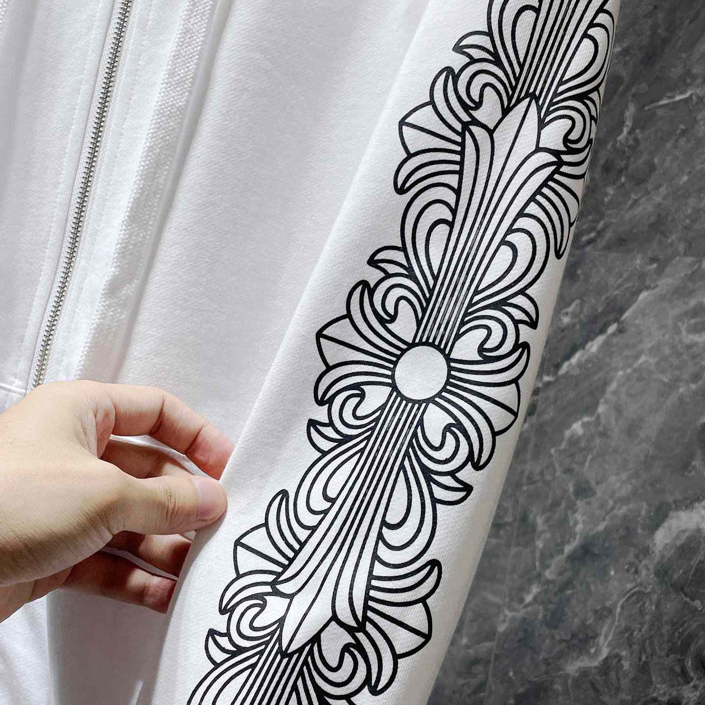 Chrome Hearts Zip Up Hoodie  - DopestKickz