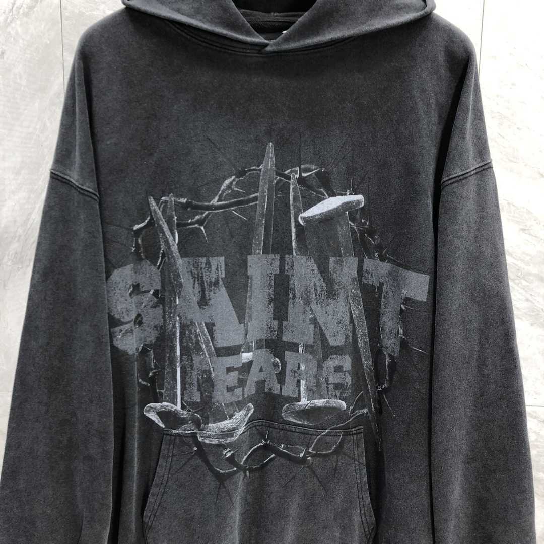Saint Michael Tears Hoodie - DopestKickz