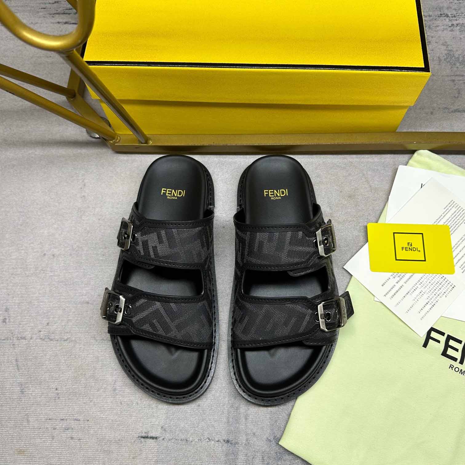 Fendi Feel Slides - DopestKickz