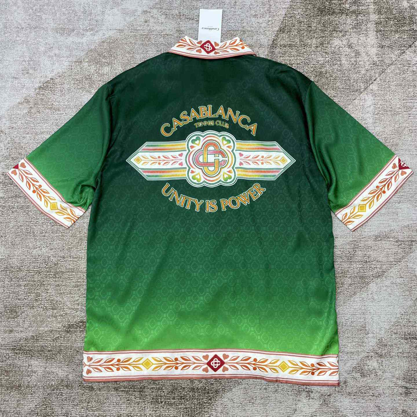 Casablanca Unity is Power Shirt In Silk   CA3474 - DopestKickz