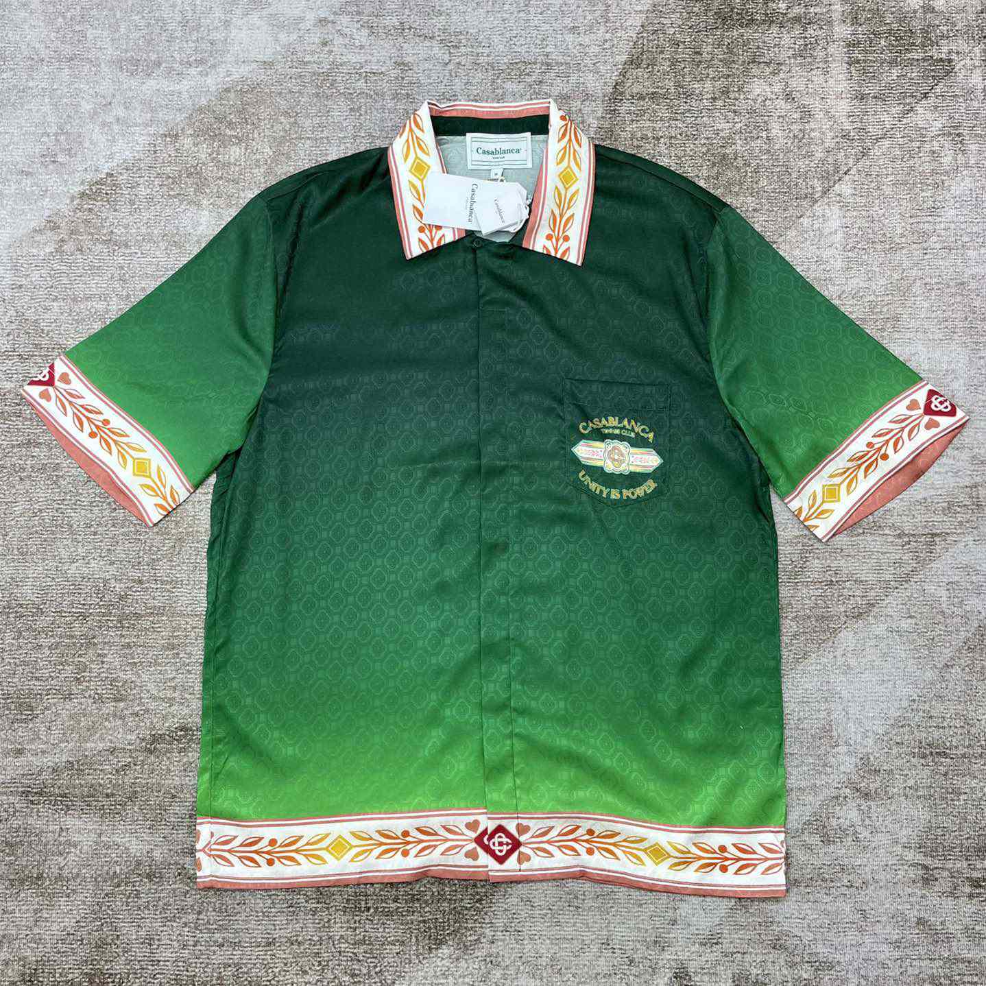 Casablanca Unity is Power Shirt In Silk   CA3474 - DopestKickz