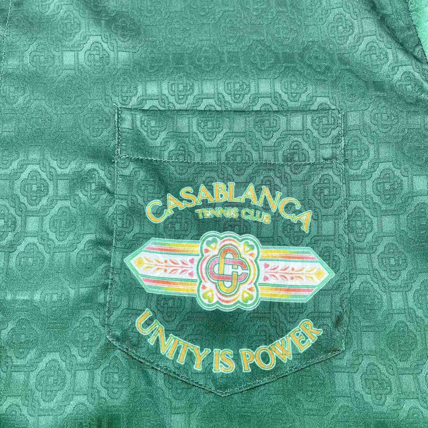 Casablanca Unity is Power Shirt In Silk   CA3474 - DopestKickz