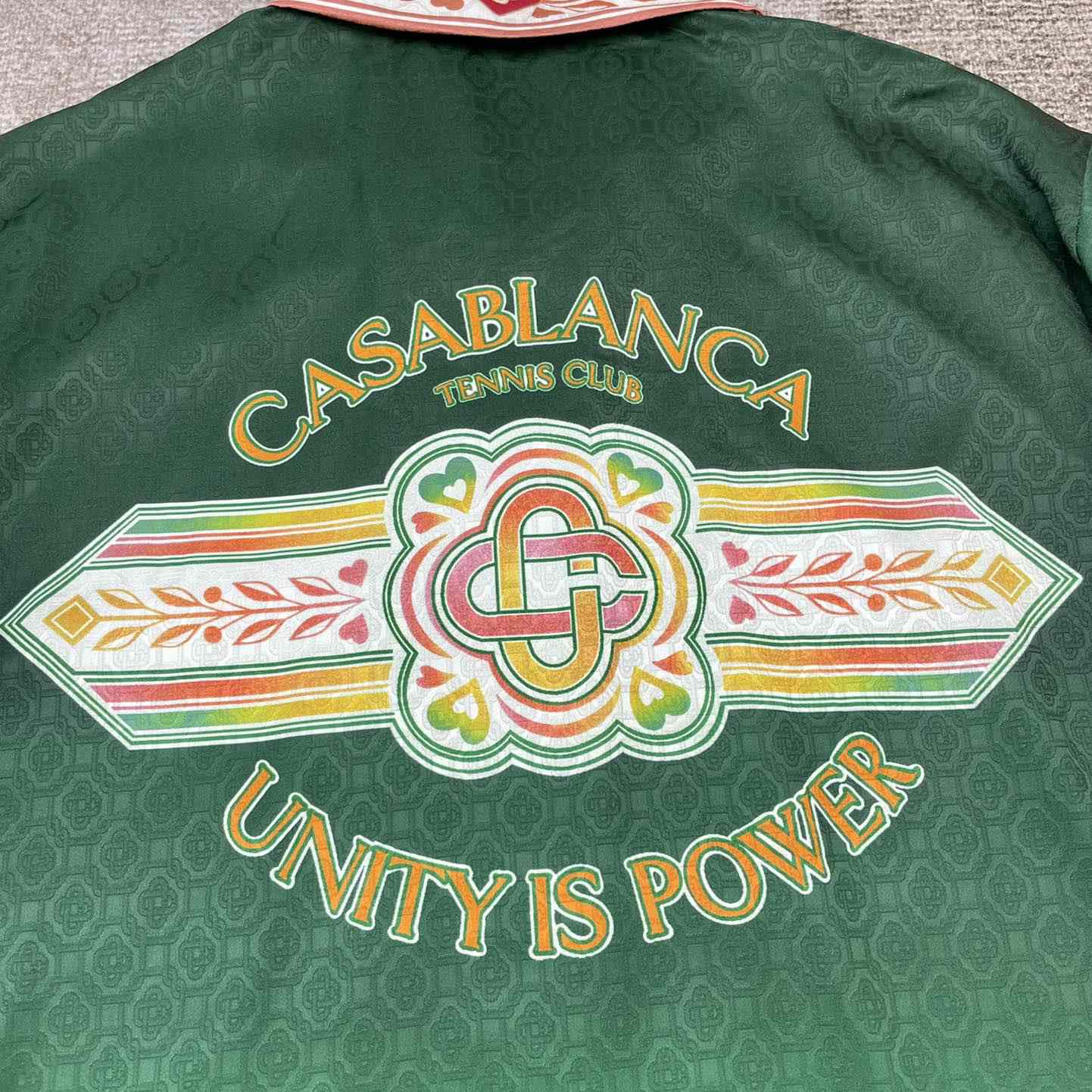 Casablanca Unity is Power Shirt In Silk   CA3474 - DopestKickz
