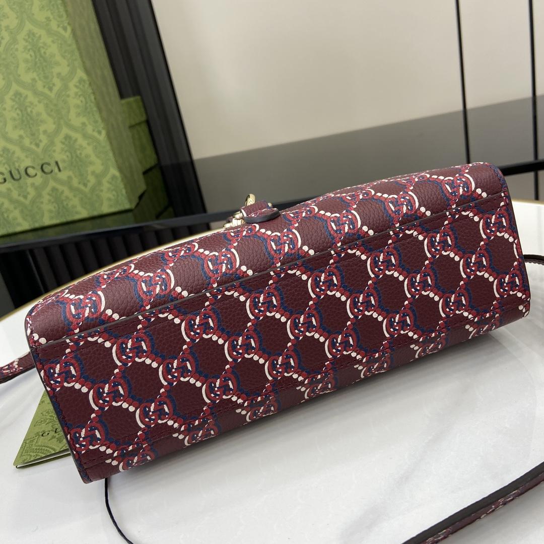 Gucci Small Tote Bag With GG Shadow  - DopestKickz