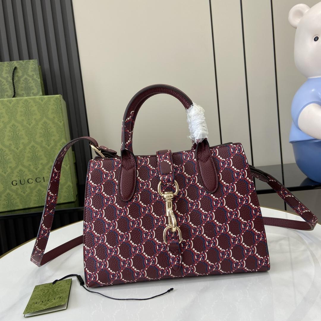 Gucci Small Tote Bag With GG Shadow  - DopestKickz