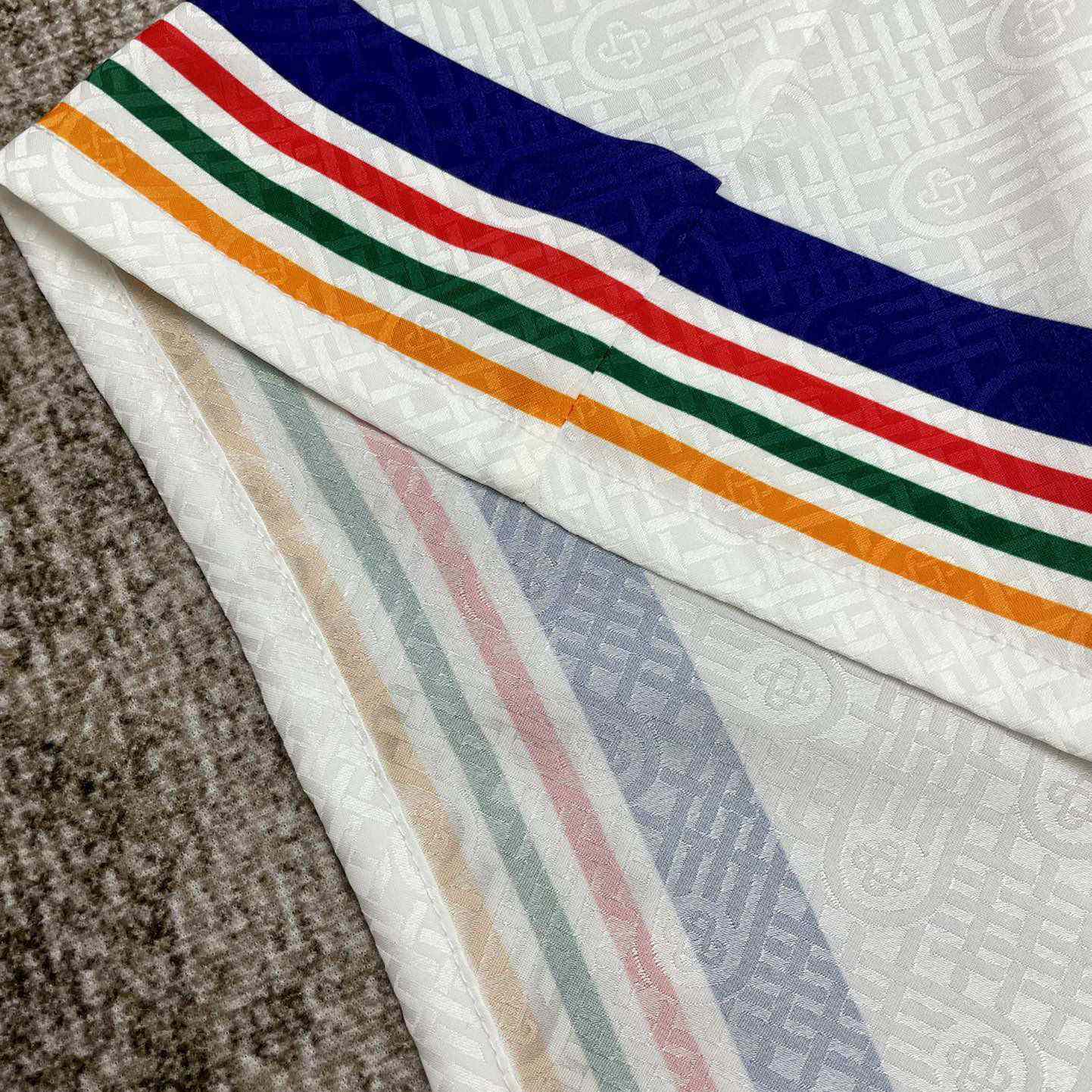 Casablanca Tennis Club Icon Silk Shirt   CA3480 - DopestKickz