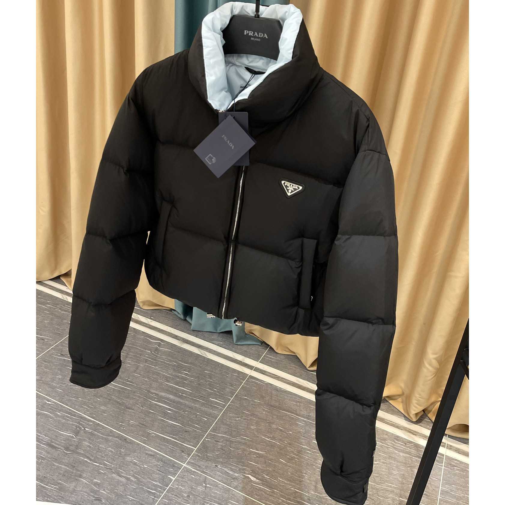 Prada Cropped Padded Jacket - DopestKickz