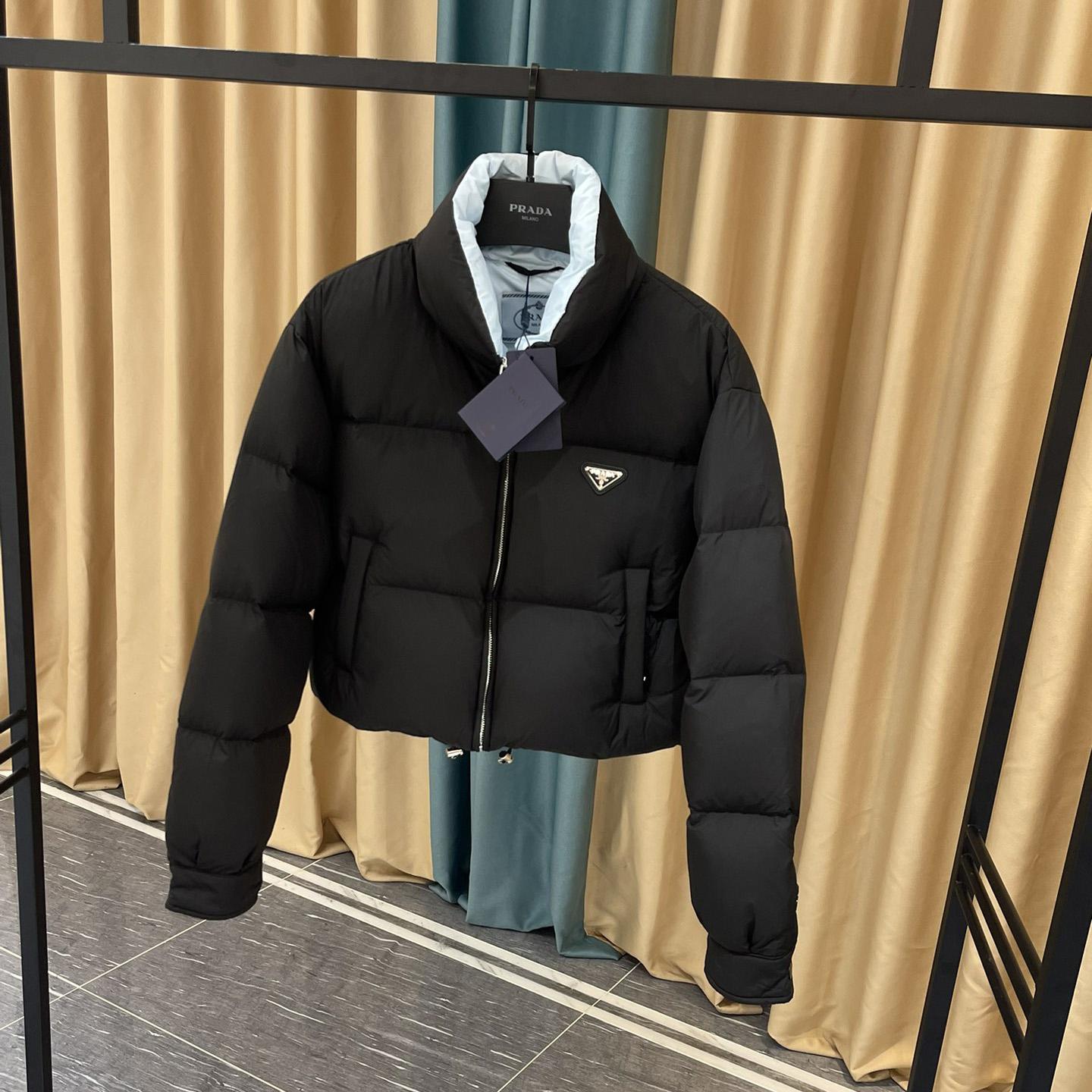 Prada Cropped Padded Jacket - DopestKickz