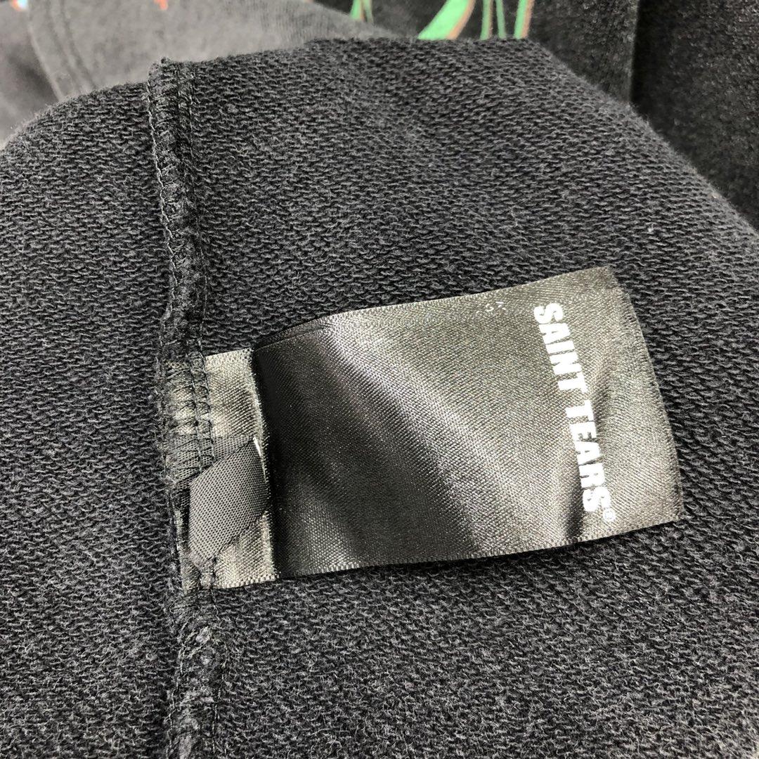 Saint Michael Colorful Letter Print Hoodies - DopestKickz