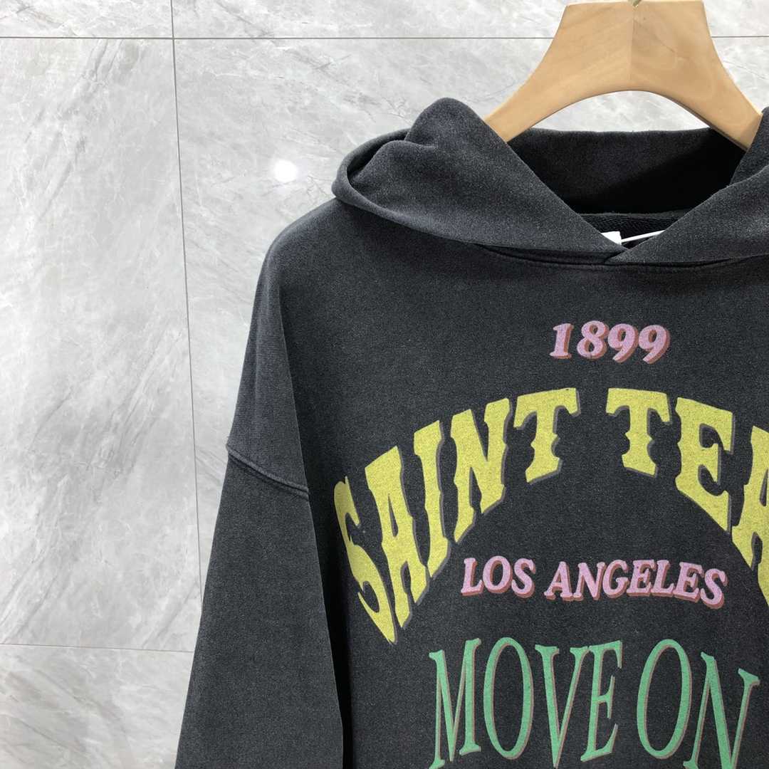 Saint Michael Colorful Letter Print Hoodies - DopestKickz