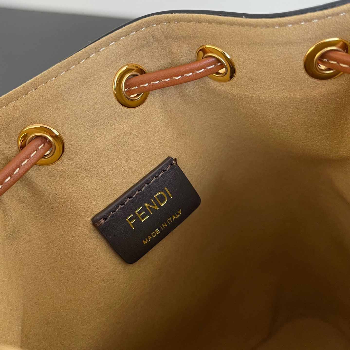 Fendi Mon Tresor Natural Straw Mini-bag With FF Embroidery - DopestKickz