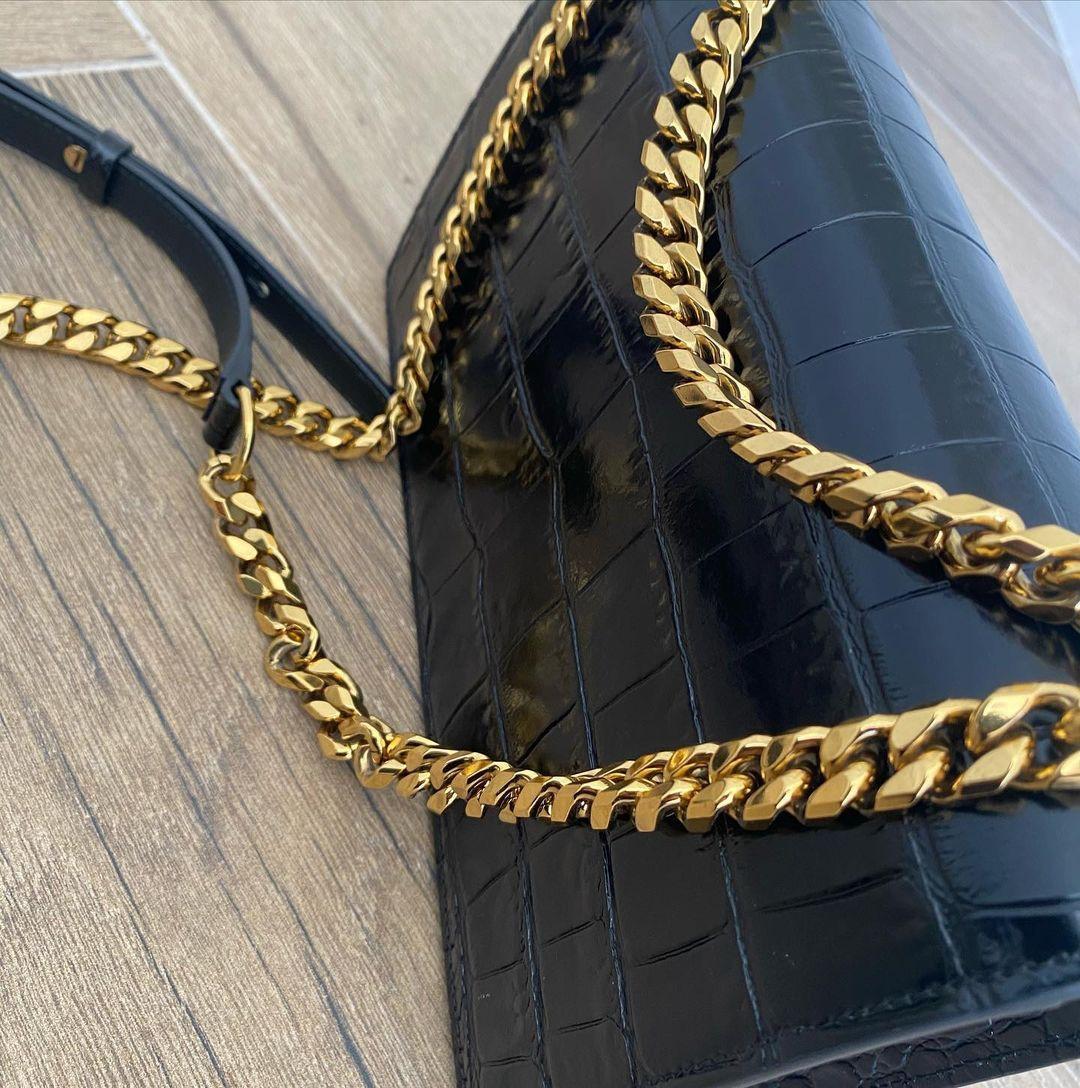 Alexander McQueen The Biker Mini Jewelled Satchel 'Black' (18*12*6cm) - DopestKickz