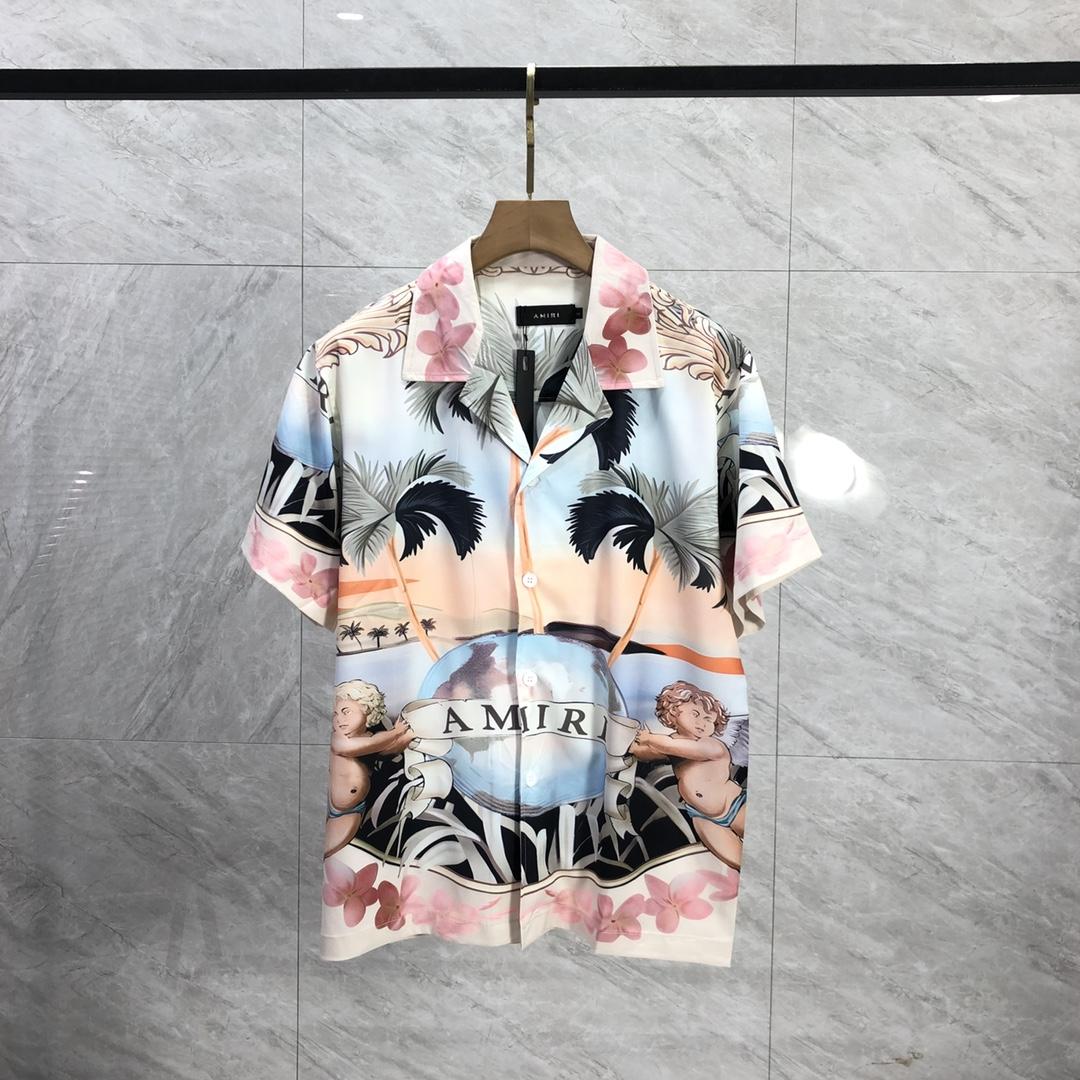 Amiri Cherub Silk Shirt - DopestKickz