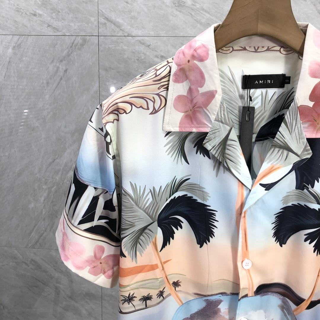 Amiri Cherub Silk Shirt - DopestKickz