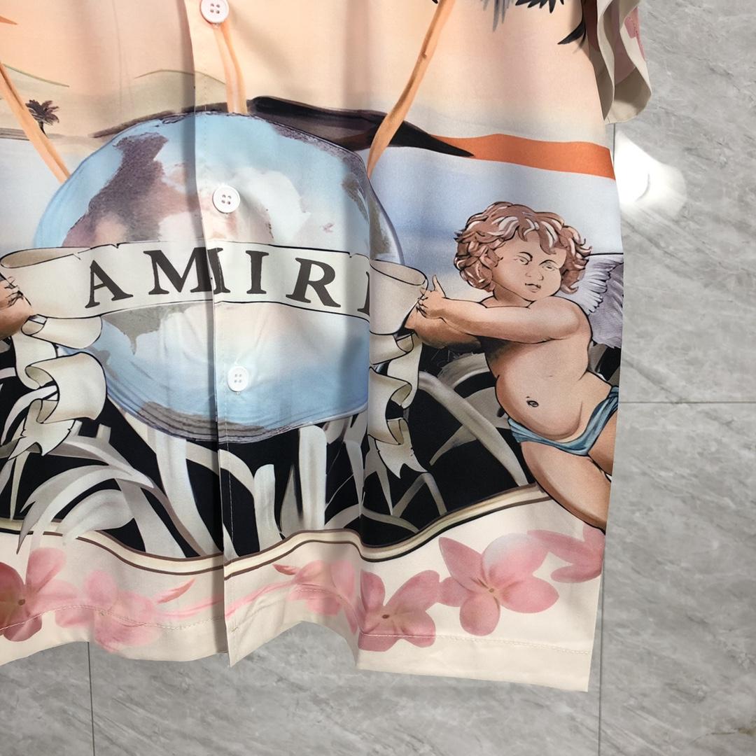 Amiri Cherub Silk Shirt - DopestKickz