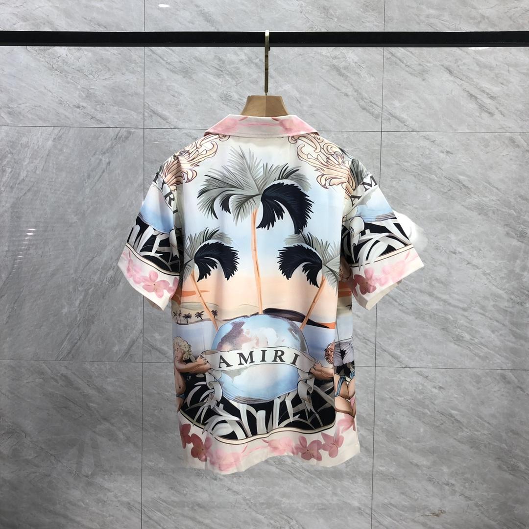 Amiri Cherub Silk Shirt - DopestKickz