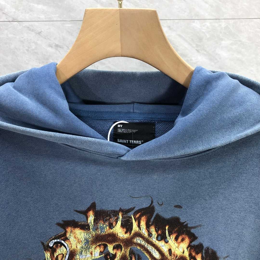 Saint Michael Tears Hoodie - DopestKickz