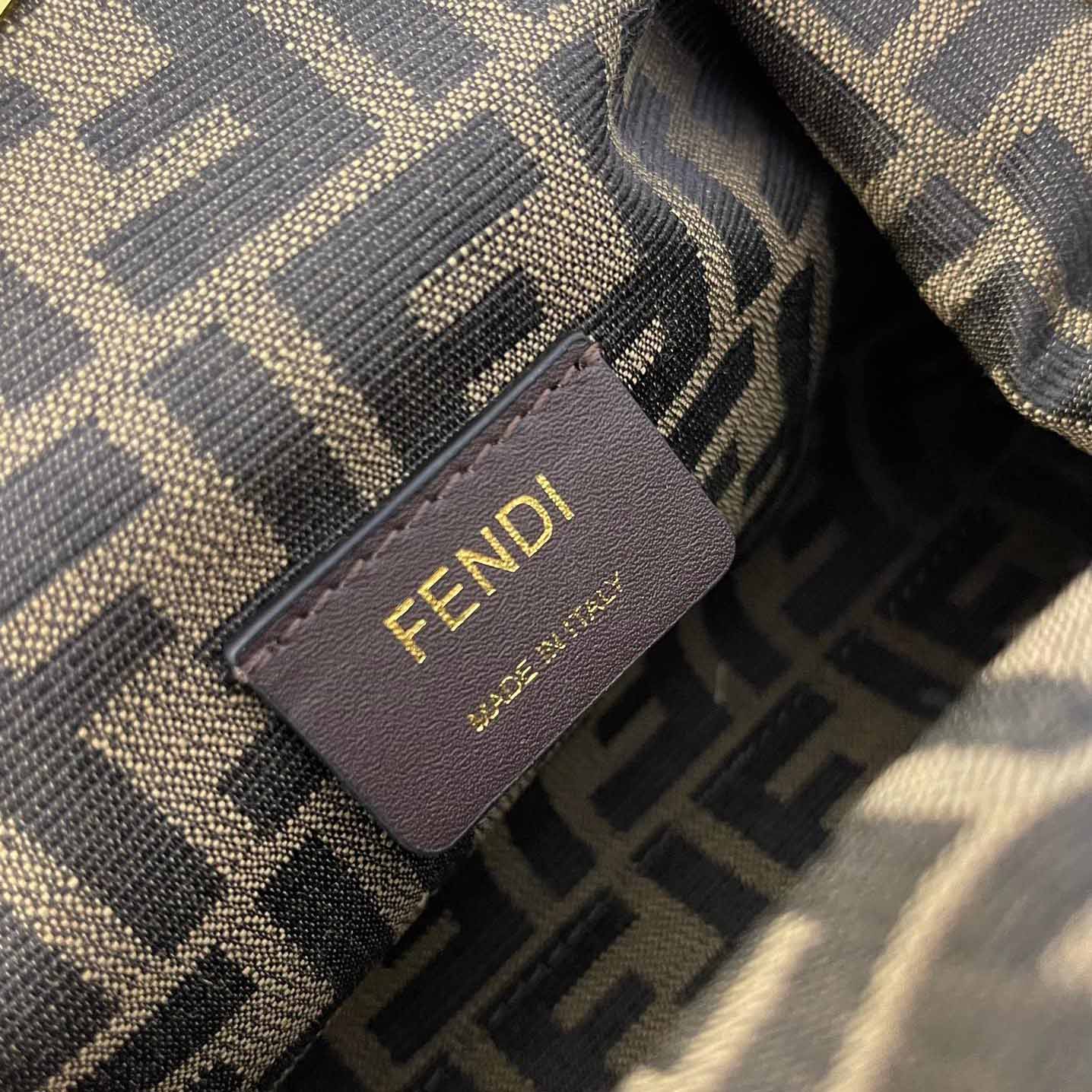 Fendi First Small Natural Straw Bag - DopestKickz