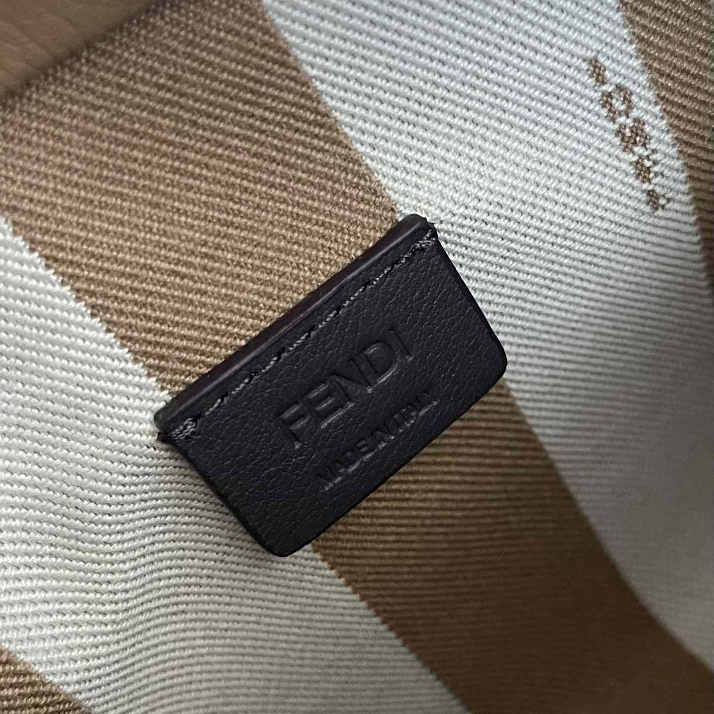 Fendi Mini Roll FF Beige Jacquard Mini Bag - DopestKickz