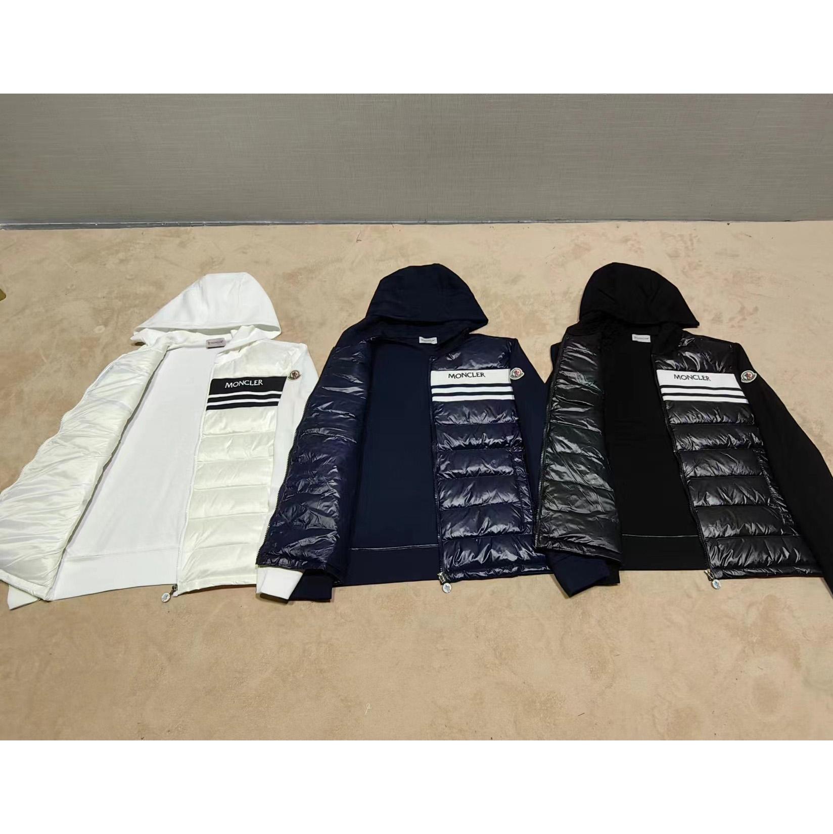 Moncler Zip Hooded Padded Cardigan - DopestKickz