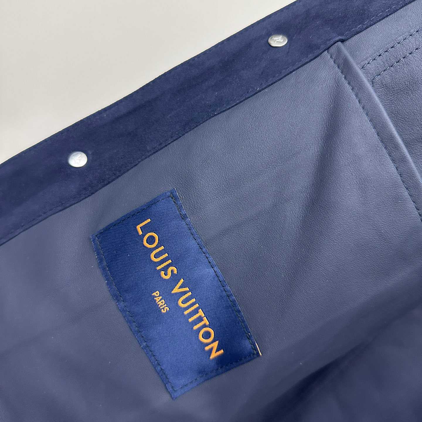 Louis Vuitton Suede Denim Jacket   1A8I3B - DopestKickz