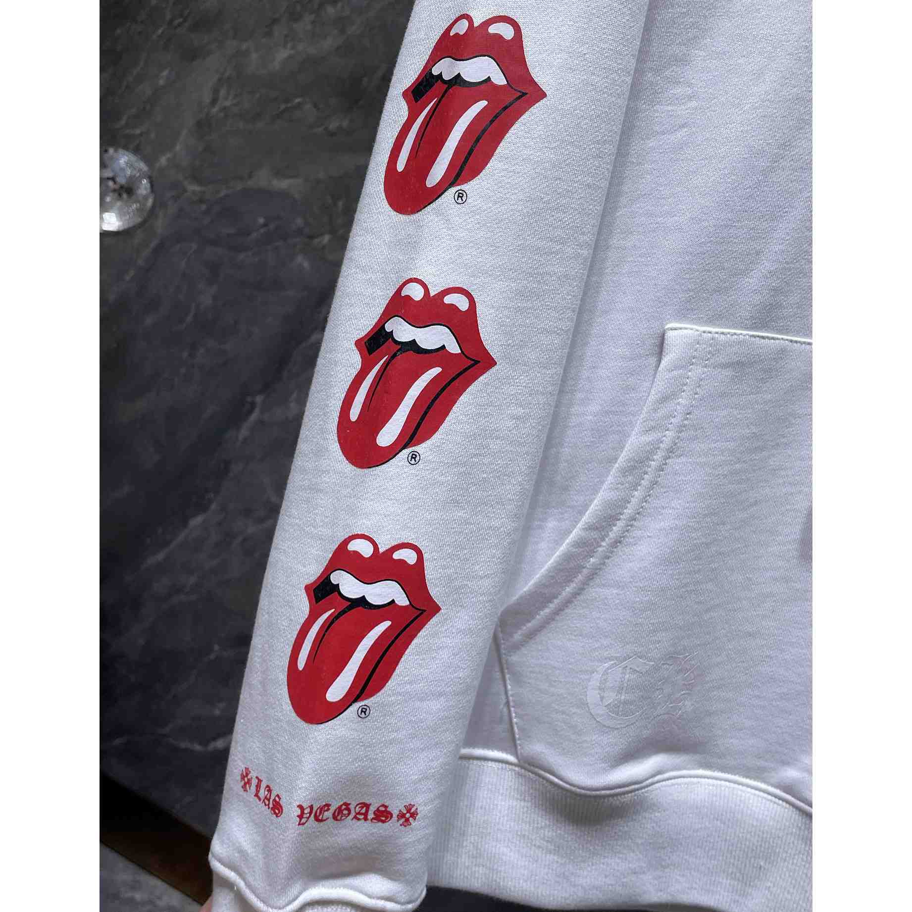 Chrome Hearts Rolling Stones Hoodie - DopestKickz