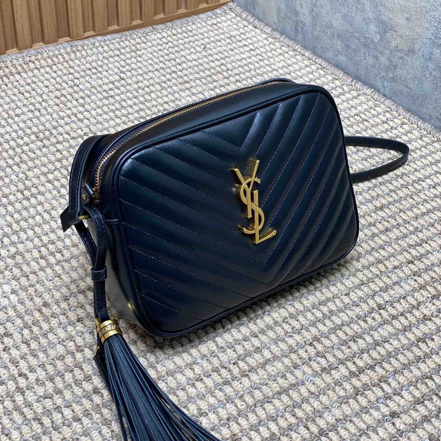 Saint Laurent Lou Tassel Camera Bag  (23x16x6cm) - DopestKickz