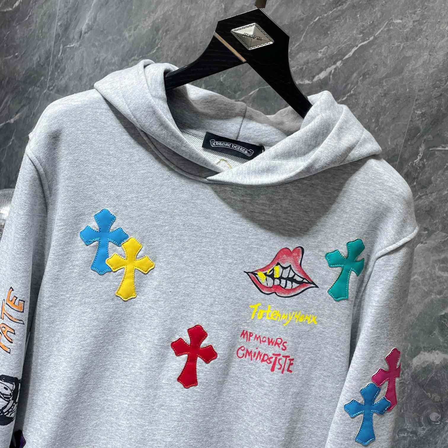 Chrome Hearts Cross Hoodie - DopestKickz