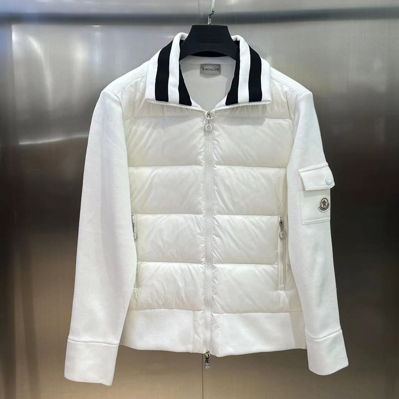 Moncler Puffer Bomber Jacket - DopestKickz
