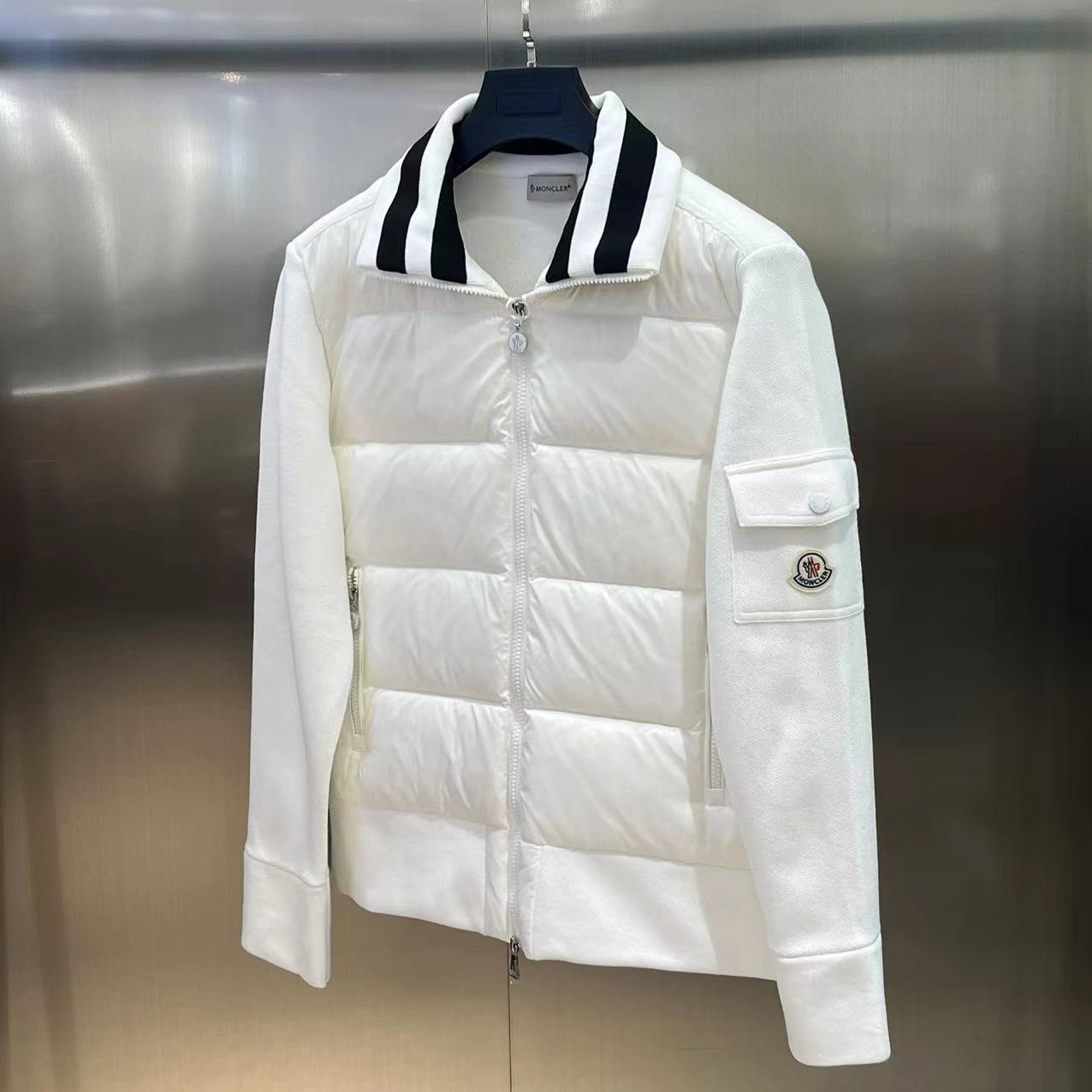 Moncler Puffer Bomber Jacket - DopestKickz