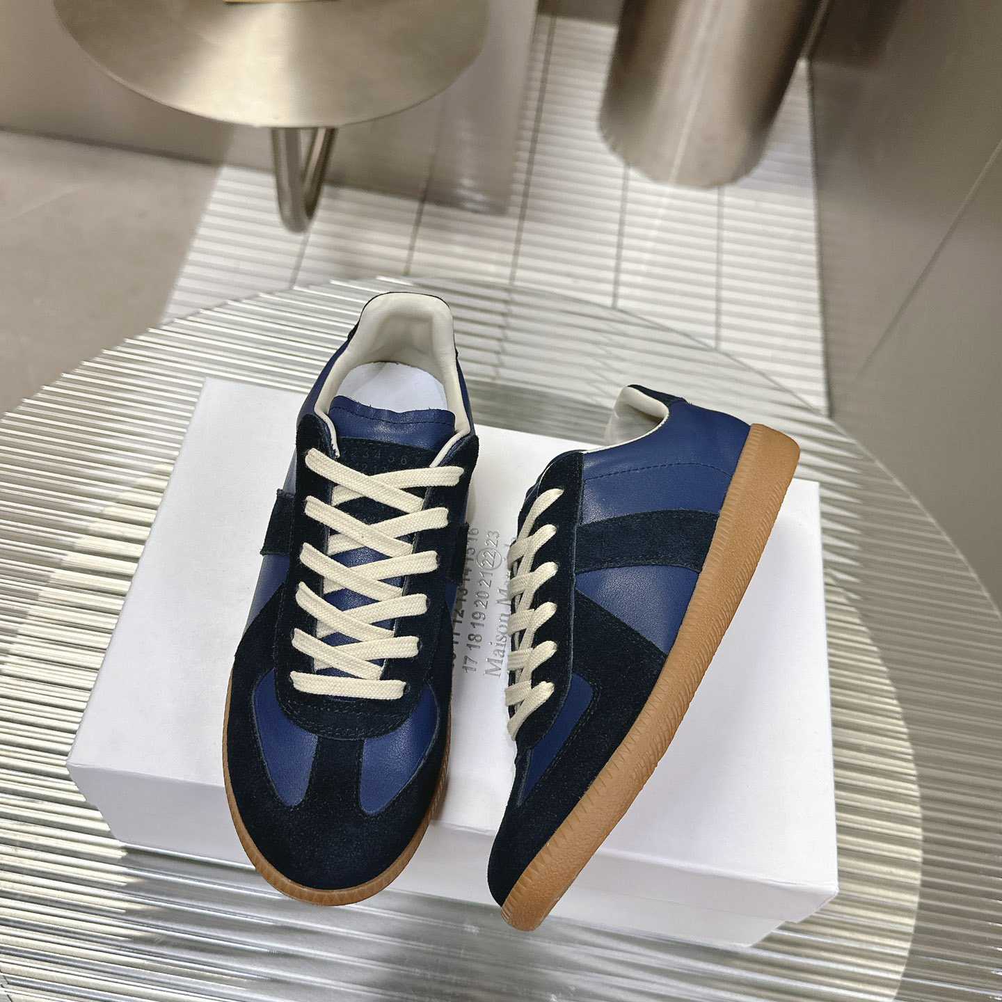 Maison Margiela Paint Replica Low-top Sneakers - DopestKickz