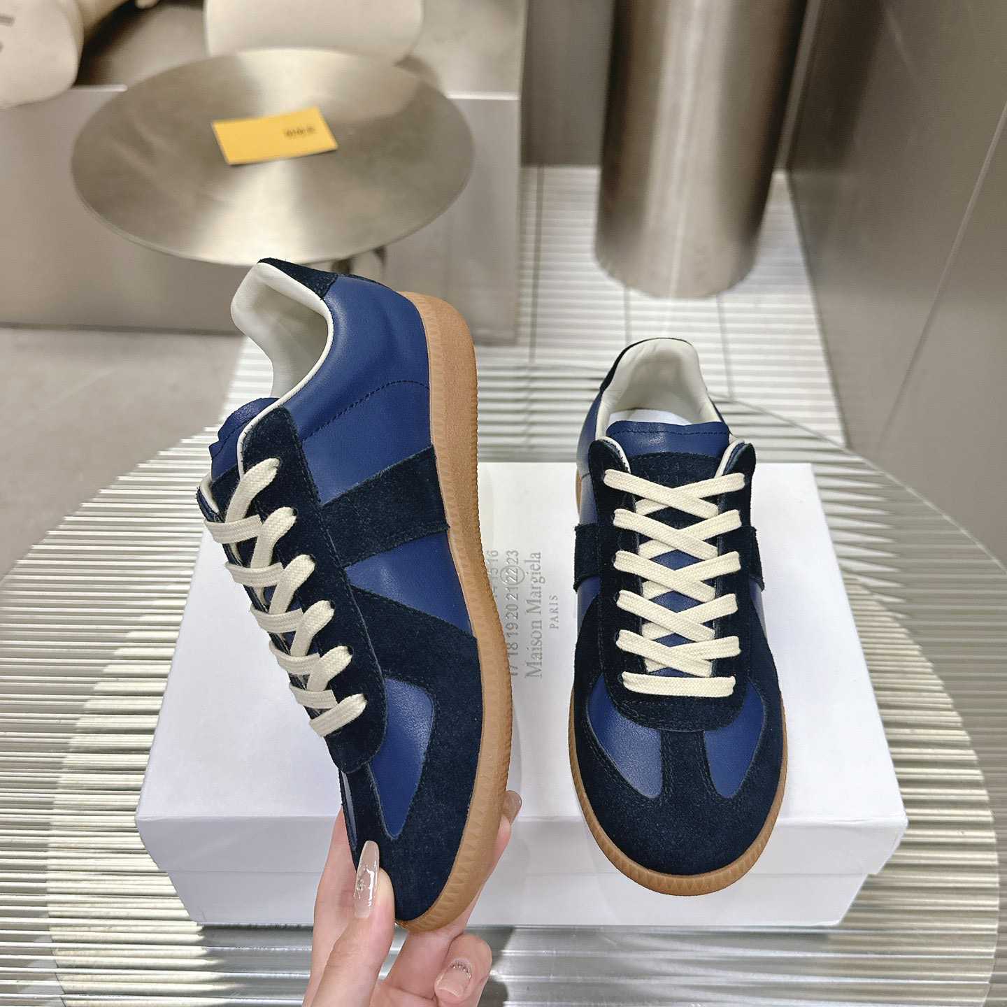 Maison Margiela Paint Replica Low-top Sneakers - DopestKickz