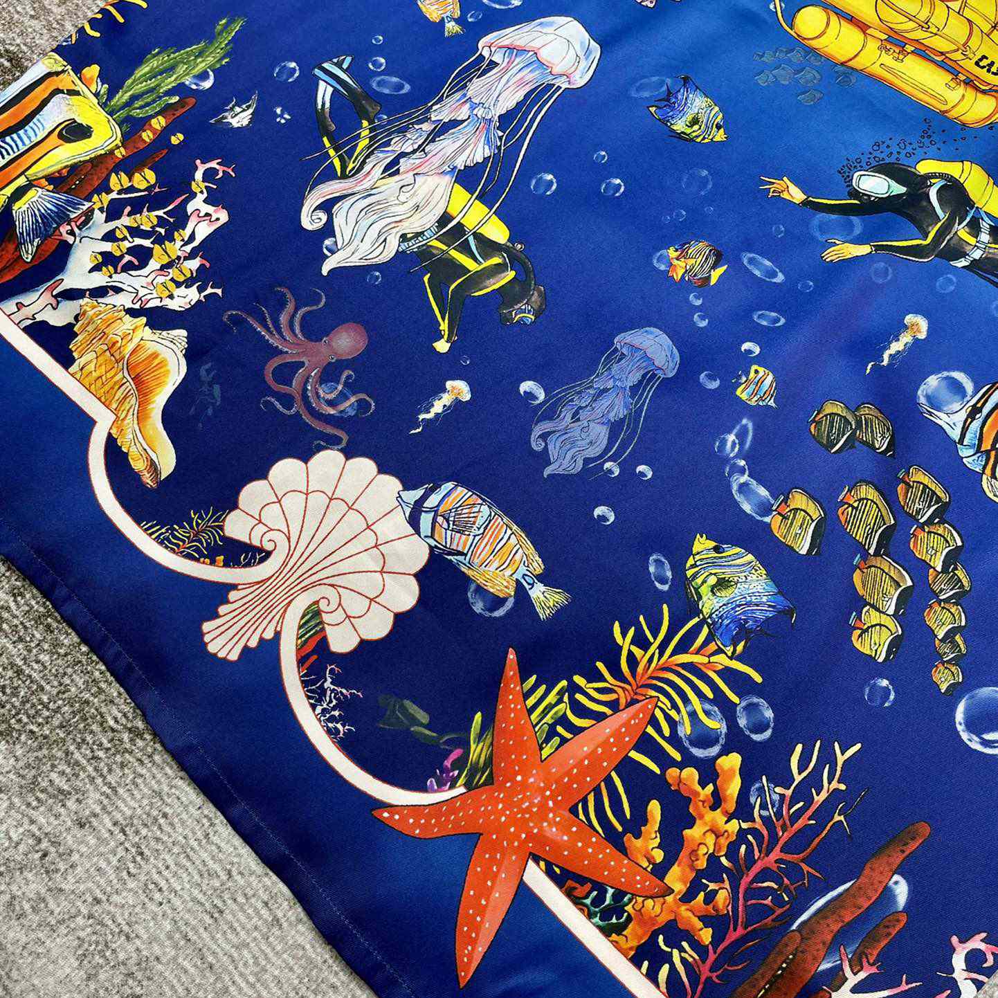 Casablanca  Silk Drawstring Short-Sleeve Shirt   CA3456 - DopestKickz