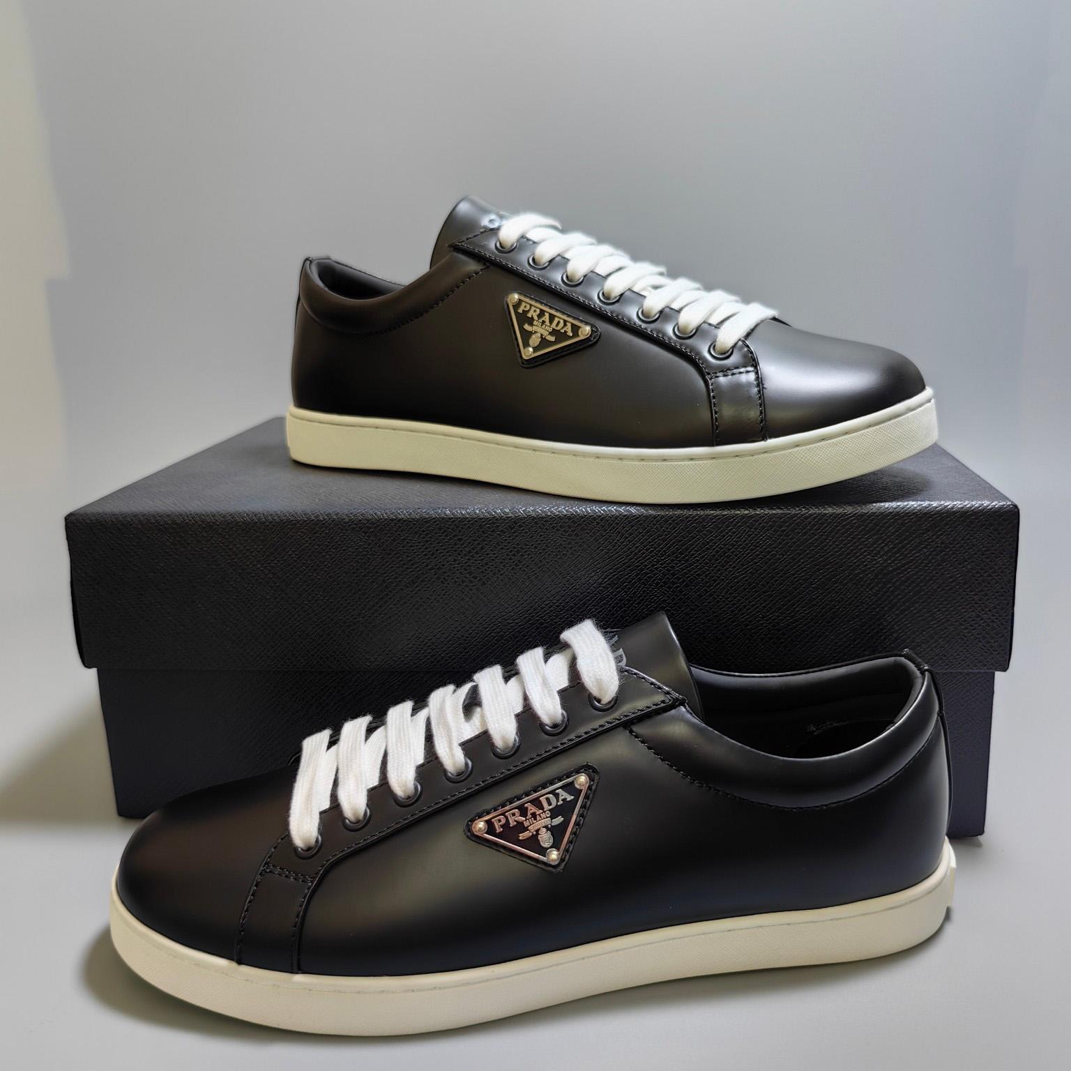 Prada Brushed Sneakers - DopestKickz