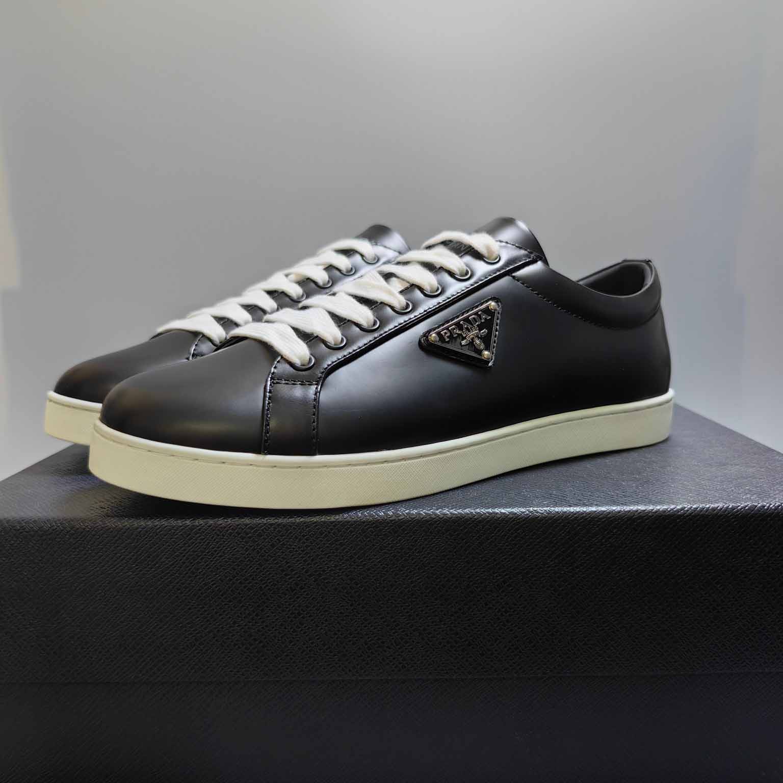 Prada Brushed Sneakers - DopestKickz
