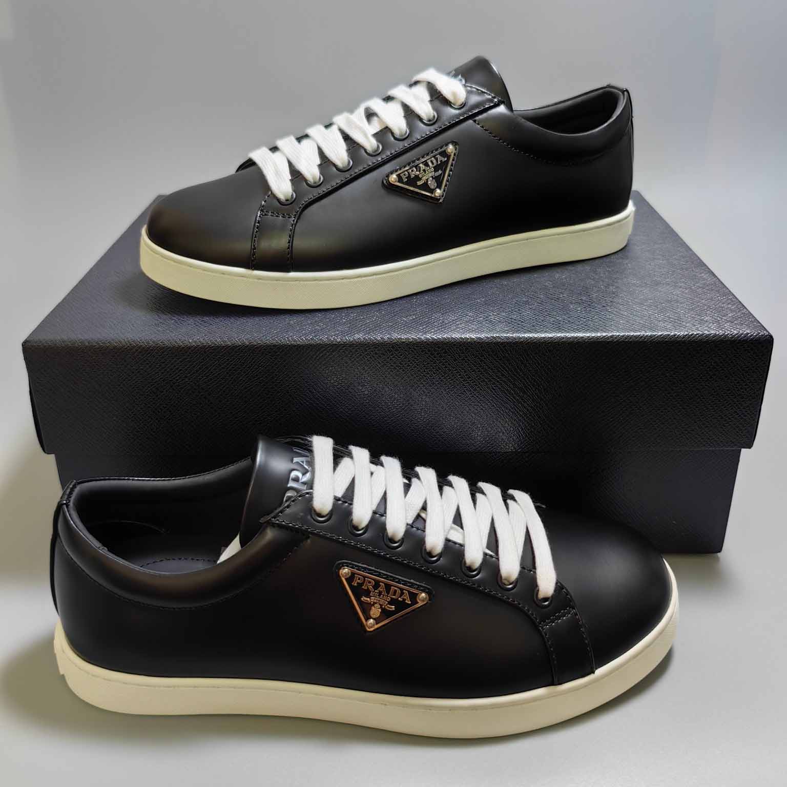 Prada Brushed Sneakers - DopestKickz
