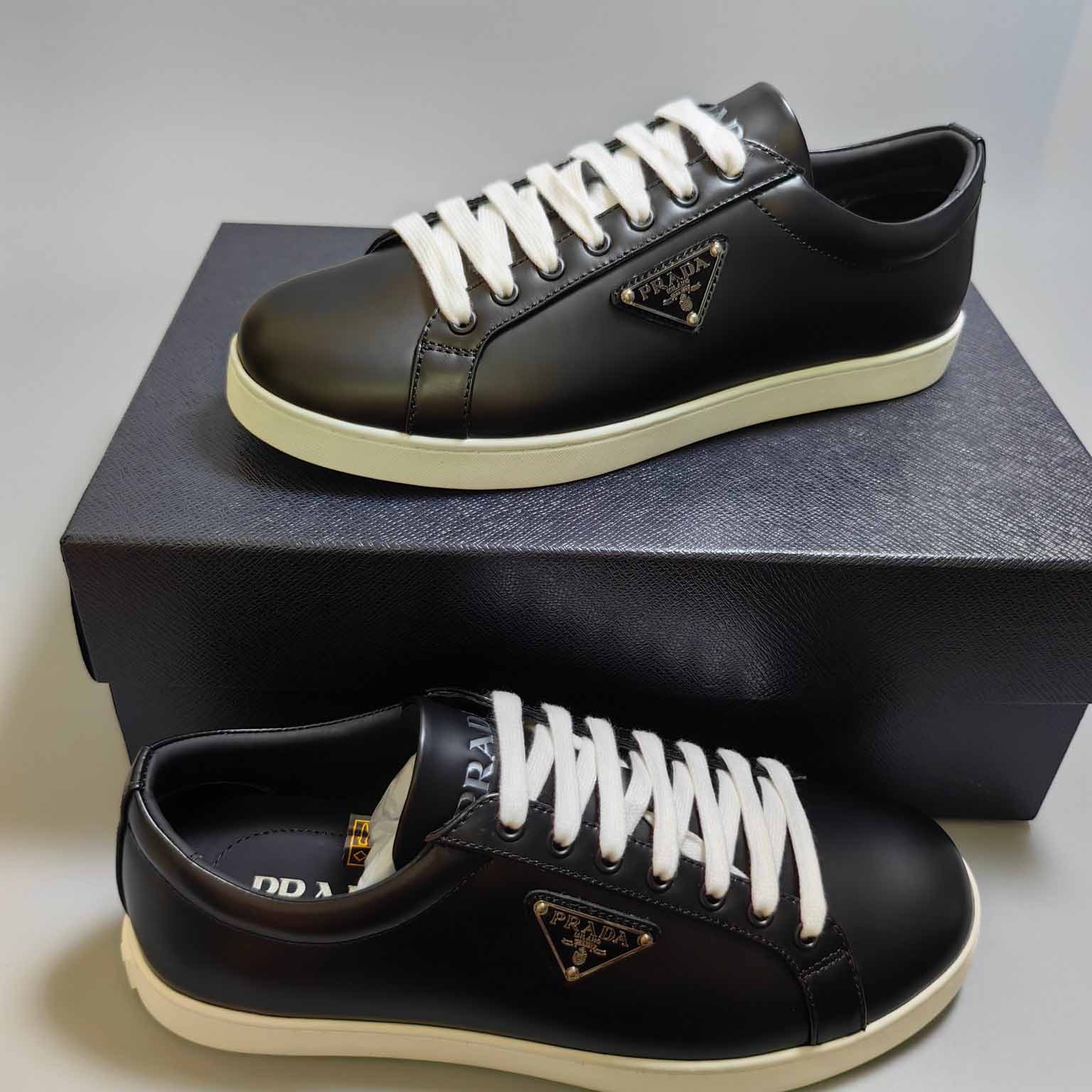 Prada Brushed Sneakers - DopestKickz