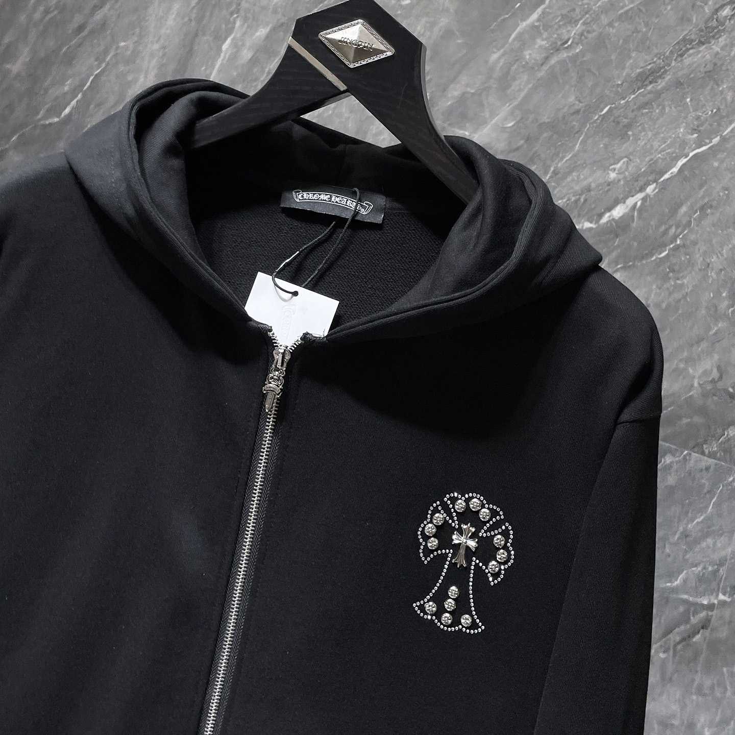 Chrome Hearts Zip Up Hoodie  - DopestKickz