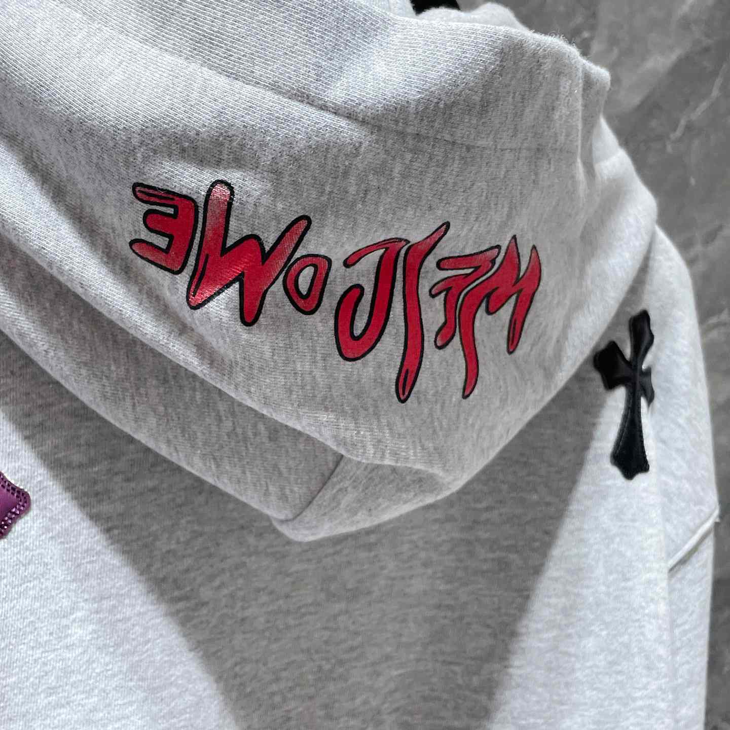 Chrome Hearts x Matty Boy Cross Patch Hoodie - DopestKickz