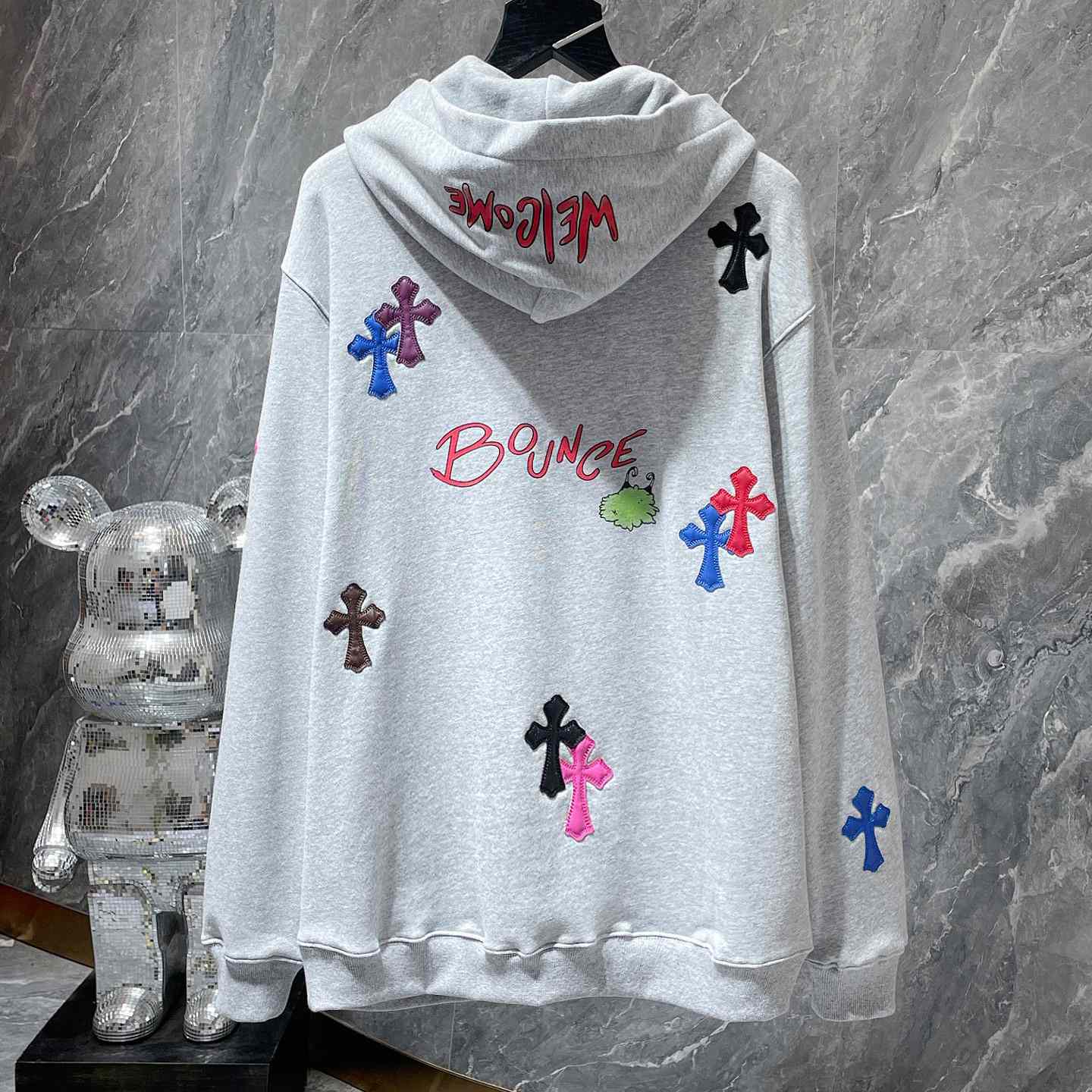 Chrome Hearts x Matty Boy Cross Patch Hoodie - DopestKickz