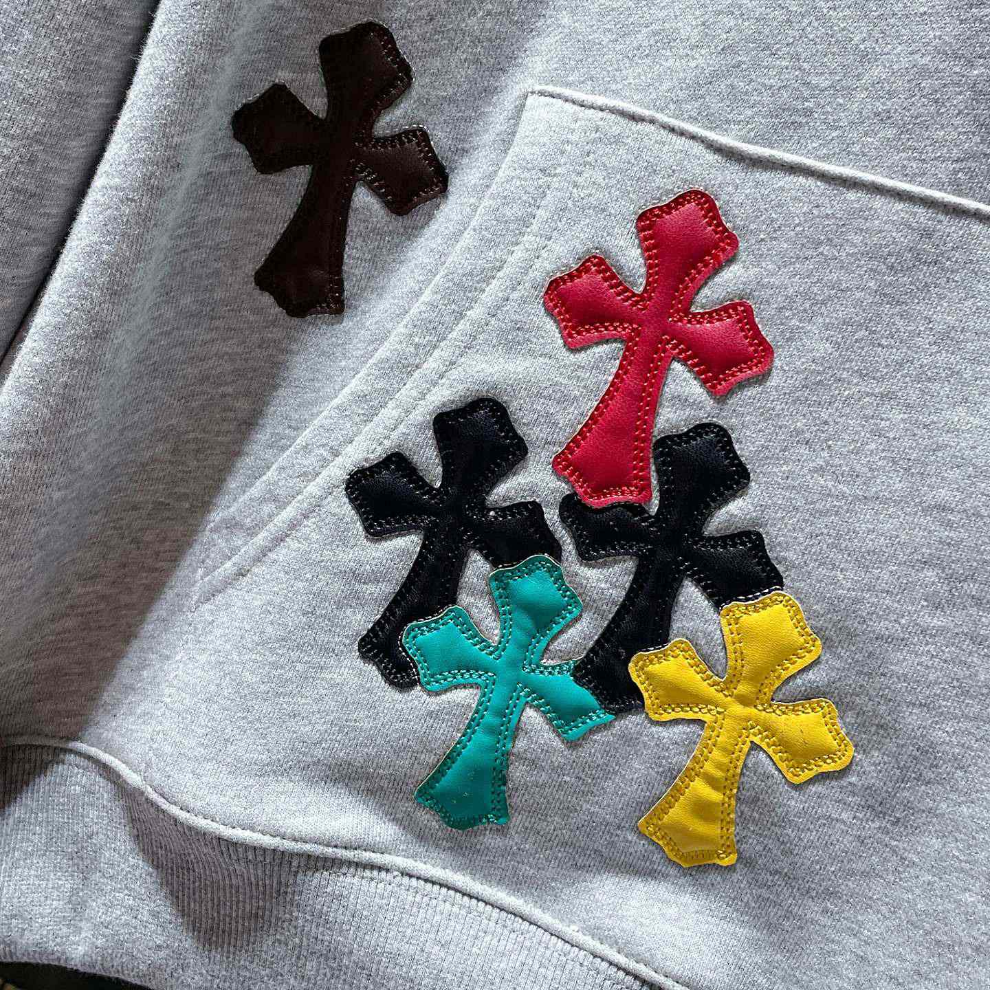 Chrome Hearts x Matty Boy Cross Patch Hoodie - DopestKickz