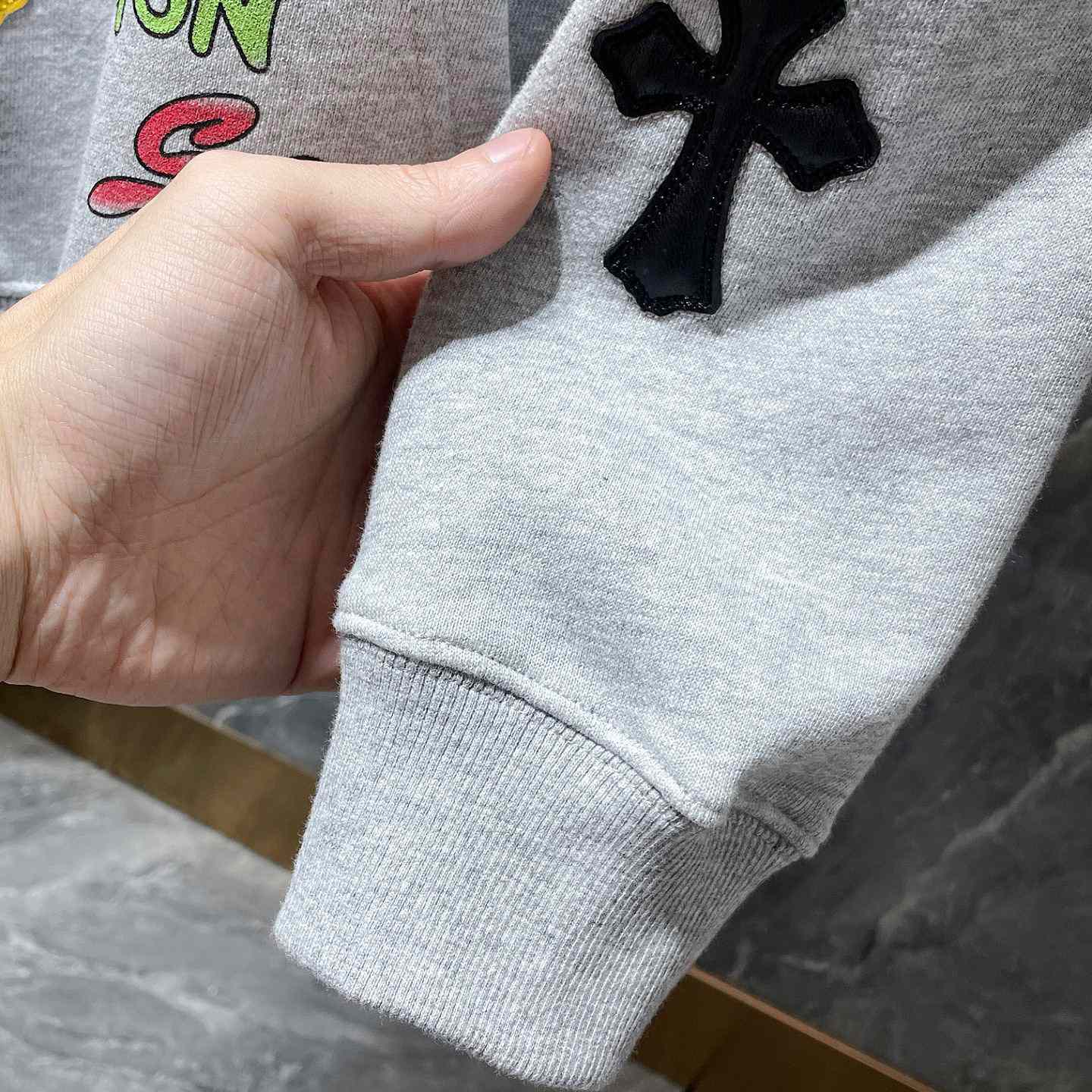 Chrome Hearts x Matty Boy Cross Patch Hoodie - DopestKickz