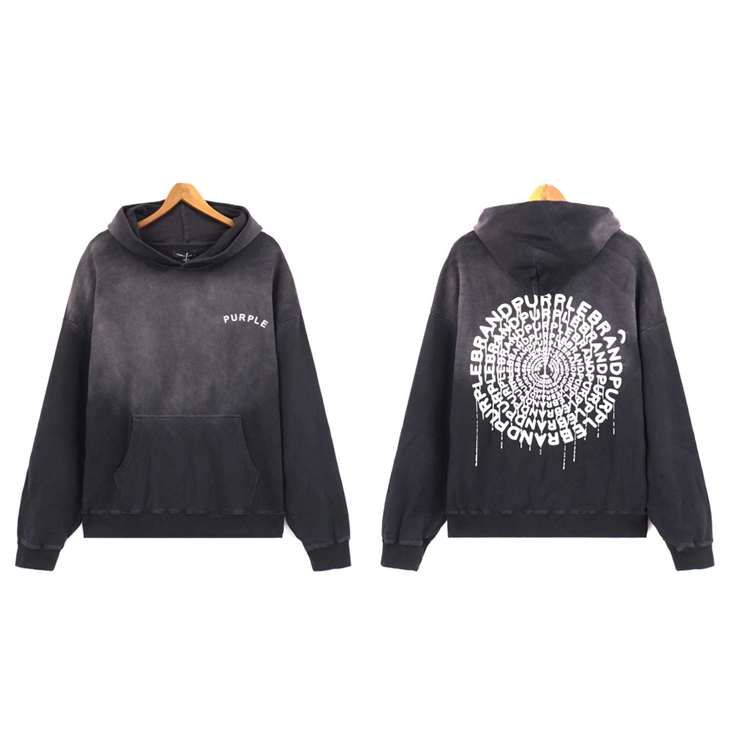 Purple Brand Concentric Hoodie - DopestKickz