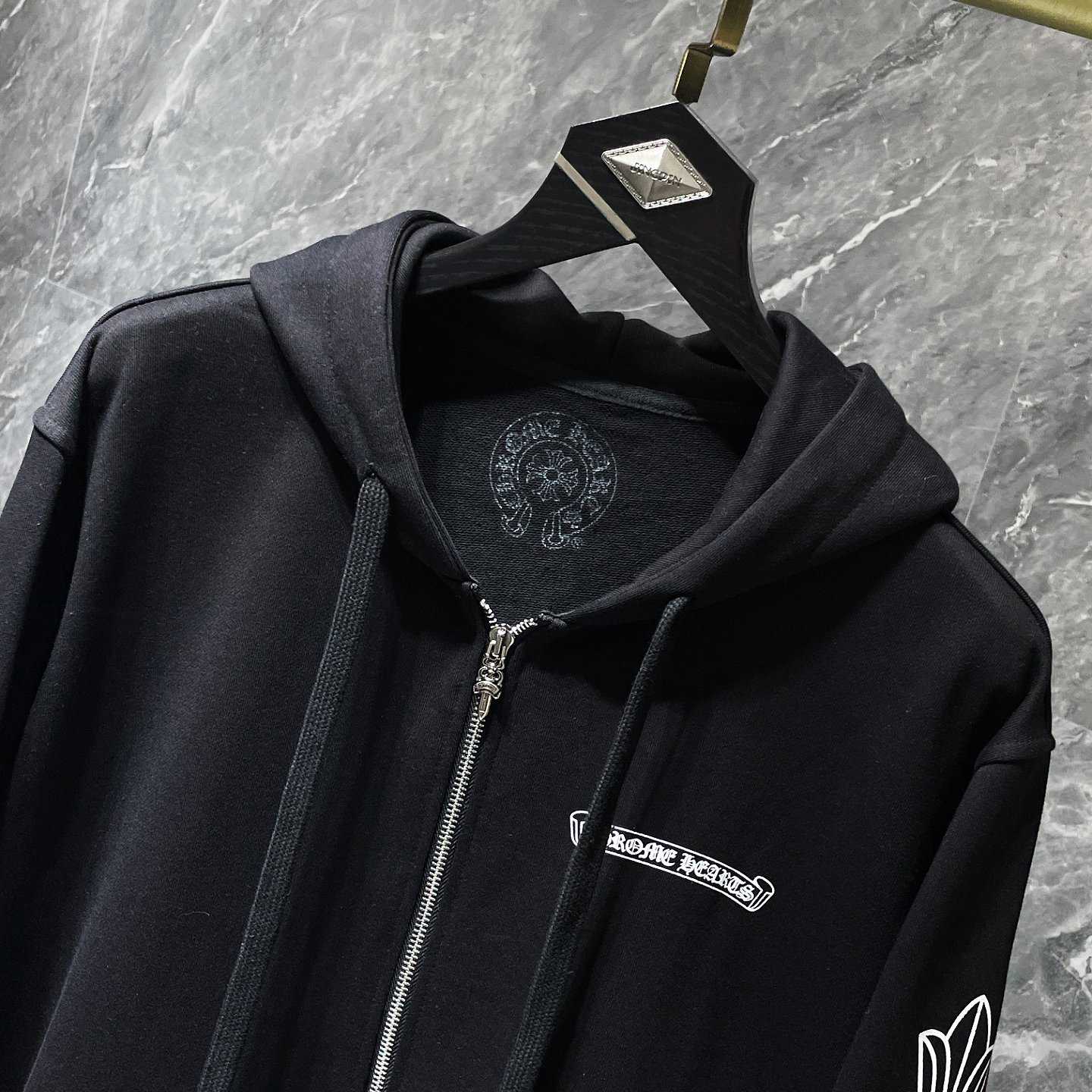 Chrome Hearts Zip Up Hoodie  - DopestKickz