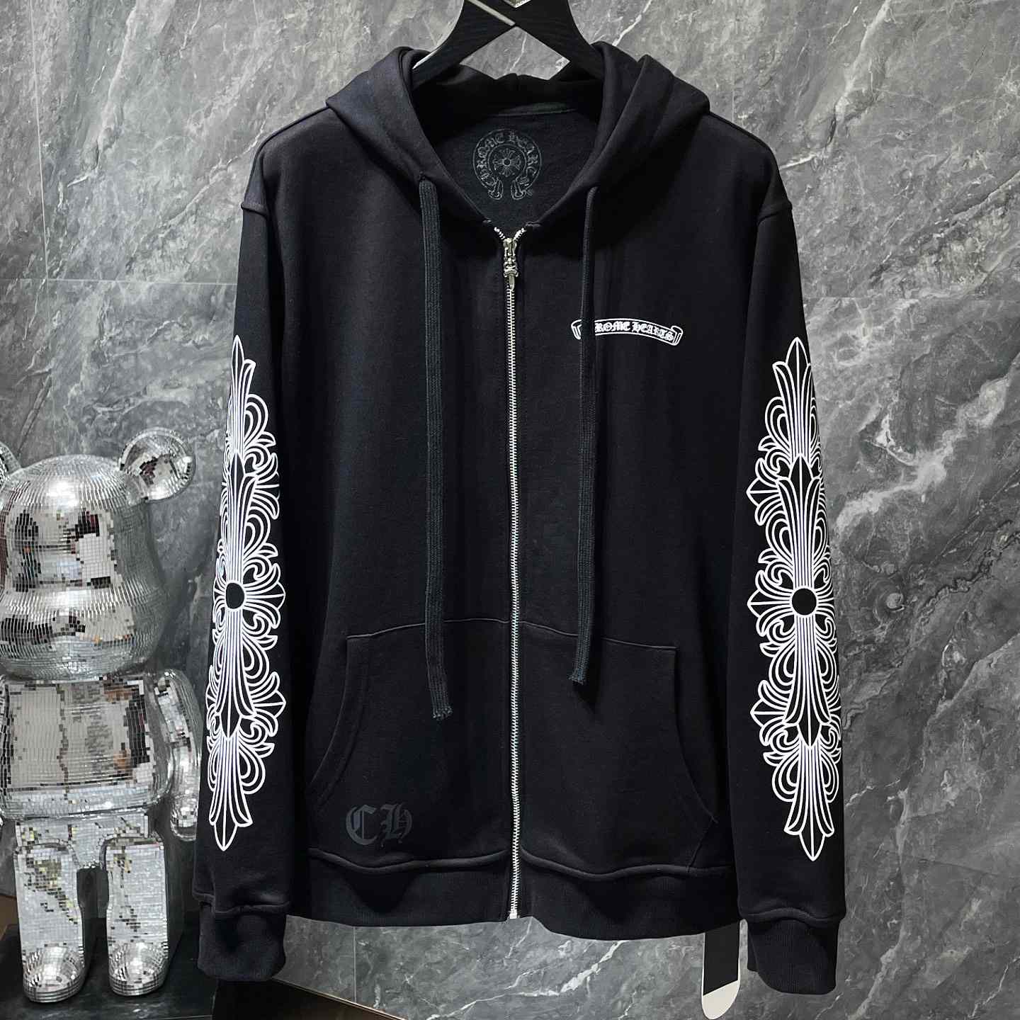 Chrome Hearts Zip Up Hoodie  - DopestKickz