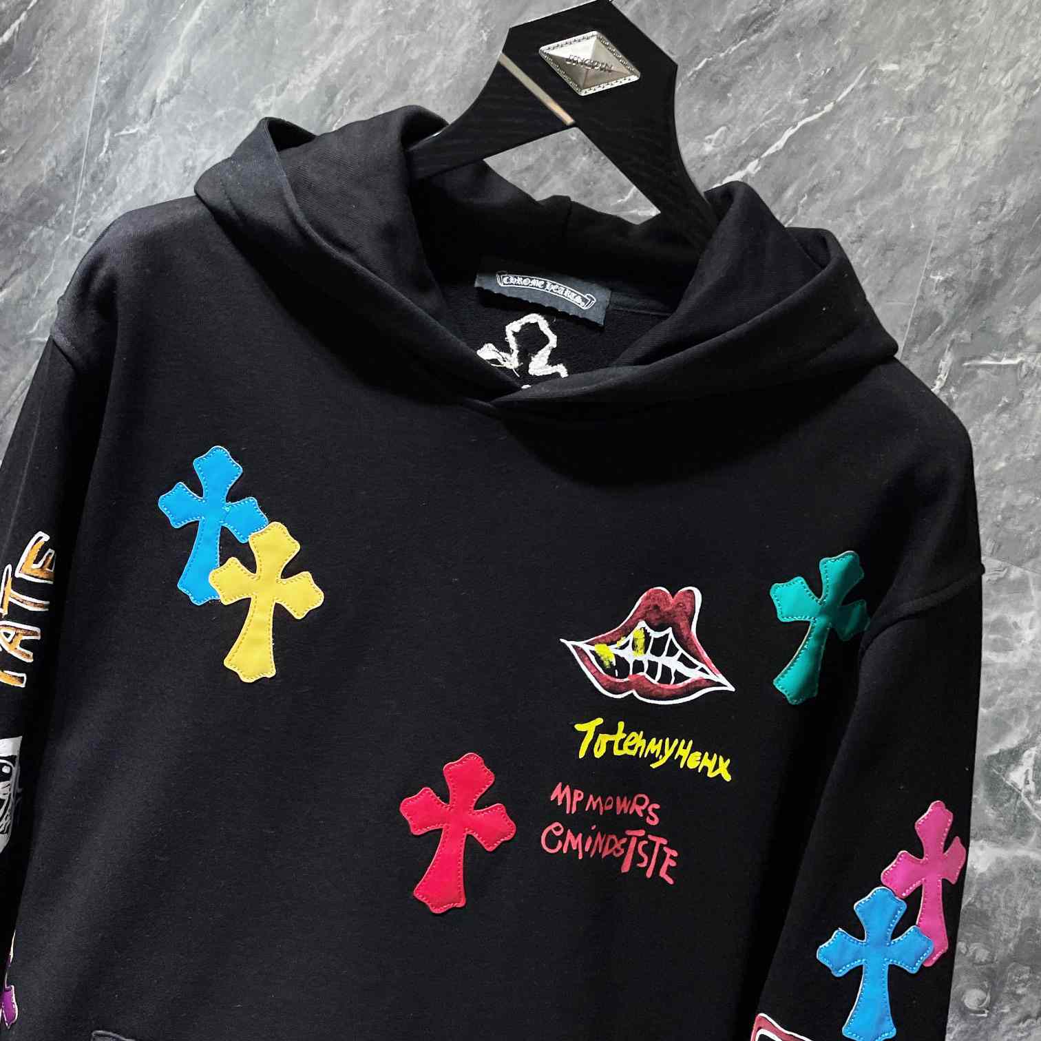 Chrome Hearts Cross Hoodie - DopestKickz
