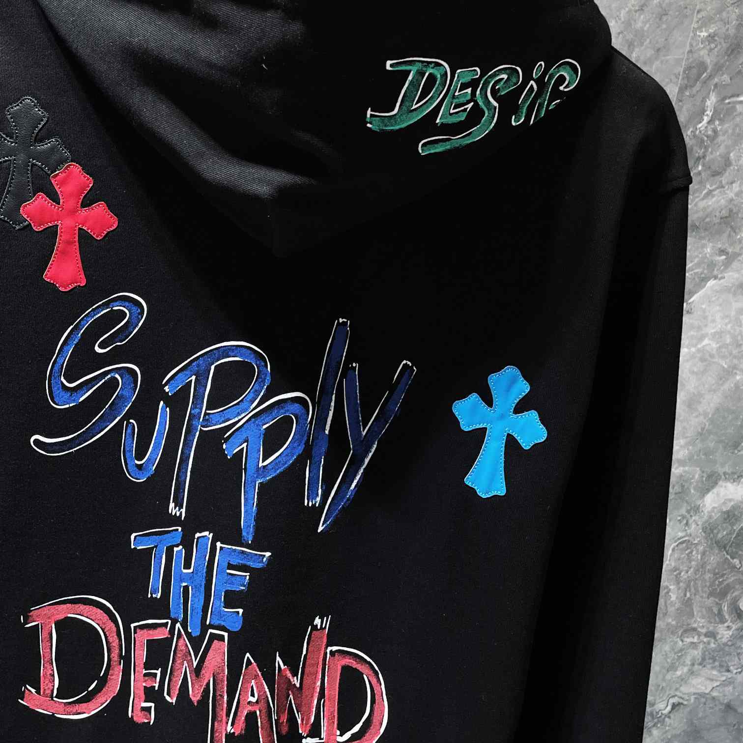 Chrome Hearts Cross Hoodie - DopestKickz