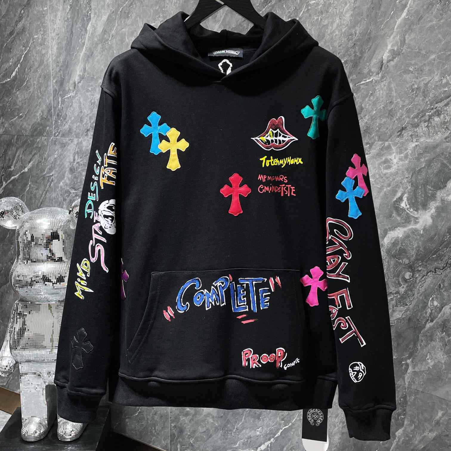 Chrome Hearts Cross Hoodie - DopestKickz